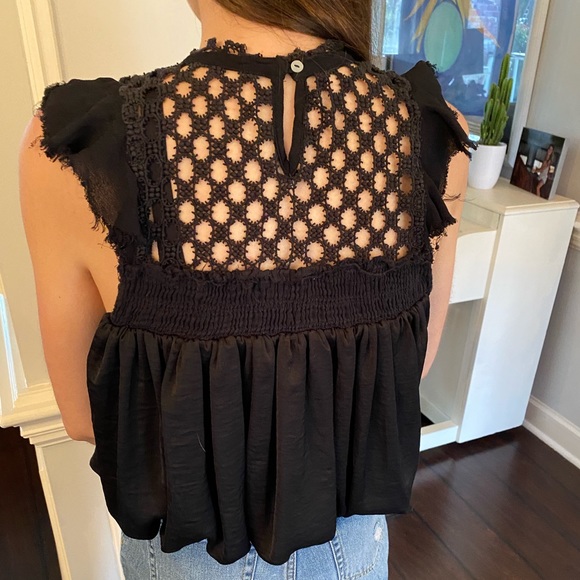 Free people detailed sleeveless blouse - Picture 3 of 4